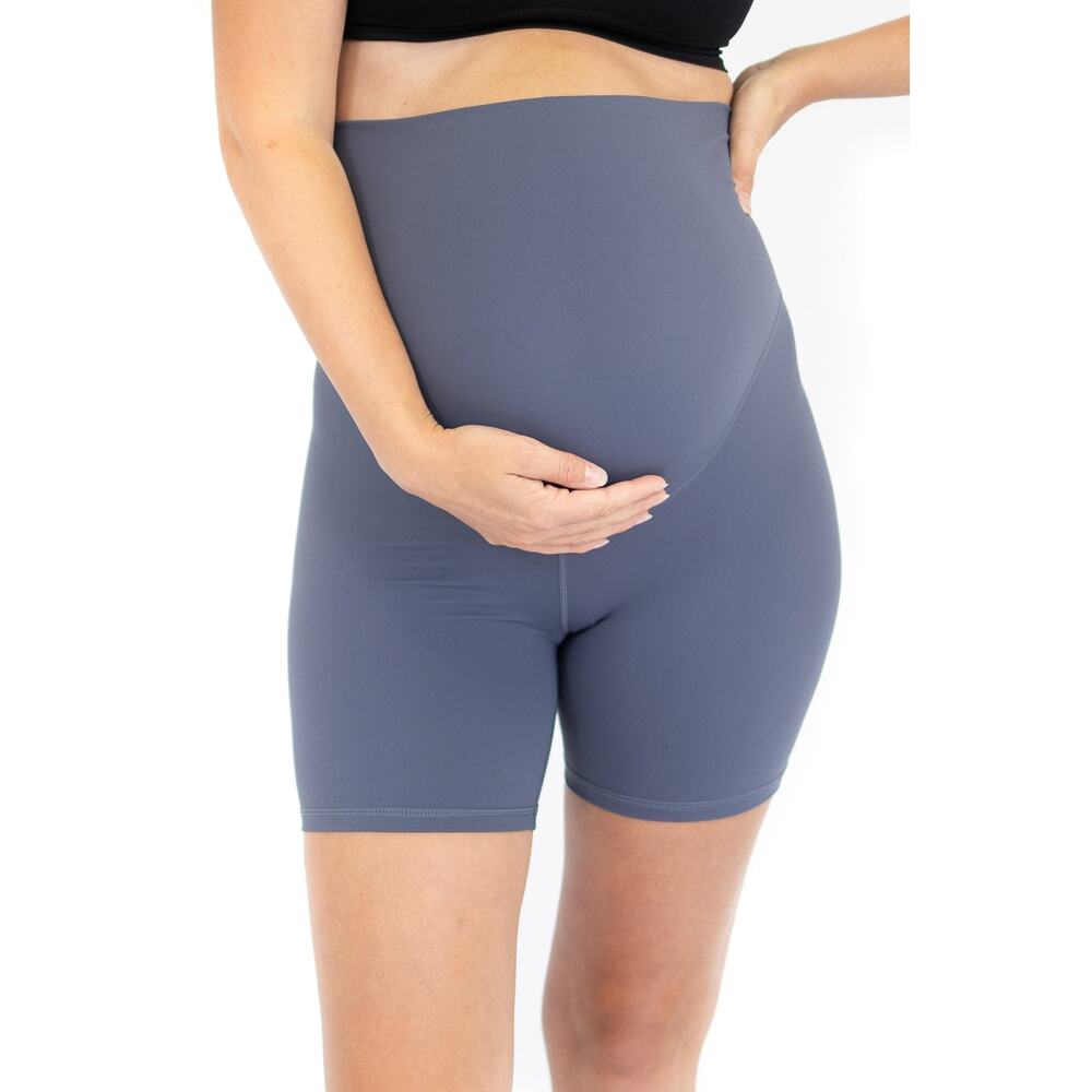 Emamaco Maternity Bike Shorts Twilight‎ Blue XS